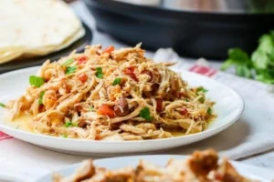 Shredded Chicken with Onions